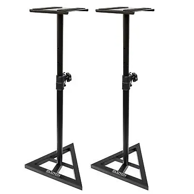 Clutch CL-MS2 Adjustable Height Heavy Duty Studio Monitor Speaker Stands (Pair) • $58.86