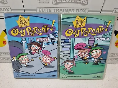 2x Fairly Odd Parents DVDs Wish 1 & Wish 2 2003 Nickelodeon Cartoon • £9.31
