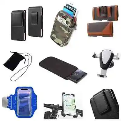 Accessories For ZTE Axon 31 5G (2021): Case Holster Armband Sleeve Sock Bag M... • £23.94
