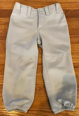 Mizuno Performance Softball Pants Girl's Size Youth Medium (YM) (23.5-25.5) Gray • $11.99