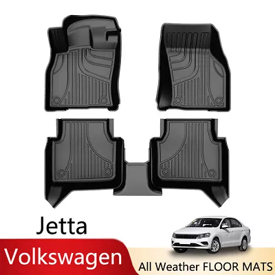 Car Floor Mats Liners Rubber Carpet For 2019-2024 Volkswagen Jetta All Weather • $89.99