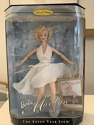 Stunning Vintage Barbie Doll: Barbie As Marilyn (The 7 Year Itch (1997) 17155 • £100