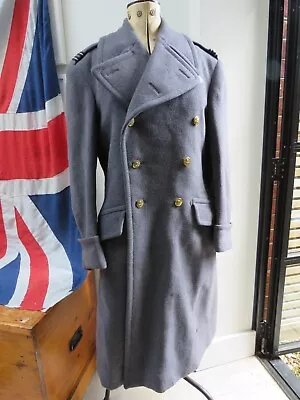 C. WWII Royal Air Force RAF Officer's Greatcoat Flight Lieutenant Tailored • £125.95