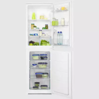 Zanussi ZNFN18FS5 Fridge Freezer Integrated 50:50 Low Frost Sliding Rail GRADE B • £377.99