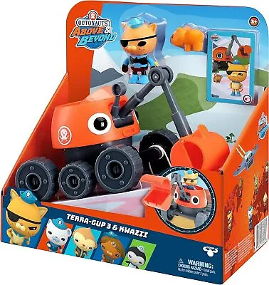 Octonauts Above & Beyond Terra Gup 3 And Kwazii Deluxe Toy Vehicle & Figure Set • £17.98