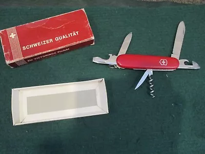 Vintage Victorinox Officier Suisse Rostfrei  Classic Swiss Army Knife In Box • $10.90