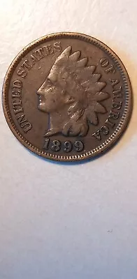 1899 Indian Head Cent - 1 Cent Coin  • £0.99