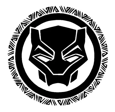 Black Panther Tribal Tattoo Logo Vinyl Decal Helmet Sticker Window Laptop • $7.76