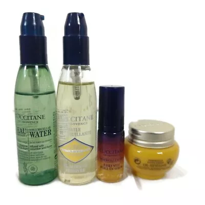 L'occitane  Divine Cream Reset SerumOil Makeup Remover EAU Water X4 NEW • $39.99