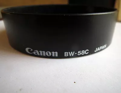 CANON BW-58C LENSHOOD FOR FD 28-55 Mm LENS • £19.99