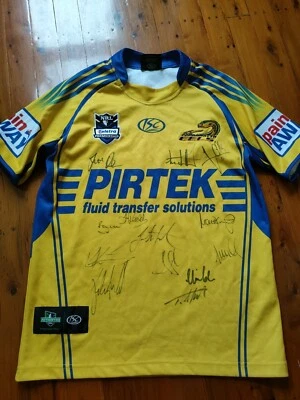 $99.95 • Buy Parramatta EELS NRL 2010 Rugby League Signed Jersey, Hindmarsh, Burt,  Mortimer