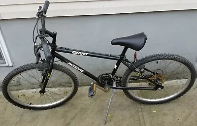 *M) Vintage GIANT Awesome Boy's 10 Speed Bicycle 20  Black Mountain Bike • $99.99