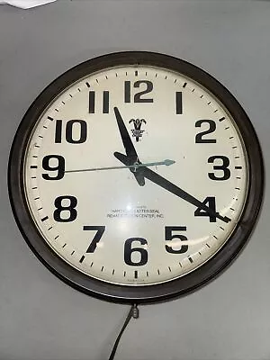 Vintage 14”(GE) Electric Clock 1981 Working Easter Seals Hartford Made In USA • $59.99