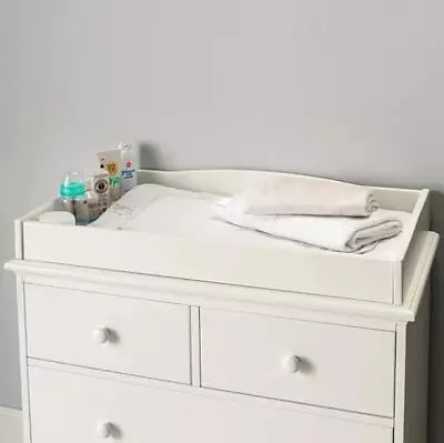 The White Company Classic Wooden White Changing Top Nursery Bedroom Furniture • £63.99