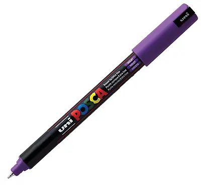 Uni Posca PC-1MR Ultra Fine Paint Marker Pens - Every Colour - Buy 4 Pay For 3 • £4.49