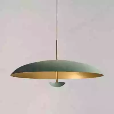 1950 Mid Century 1 Light Modern Rust Pendant Sputnik Chandelier Light Fixture • $548