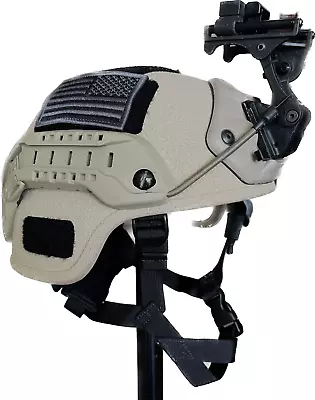 Medium Tan Gentex USGI Ballistic Advanced Combat Military LTWT Helmet ACH Mich • $499.95