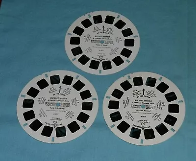 Vintage BIG BLUE MARBLE VIEW-MASTER REELS (3-reel Set Only) • $10