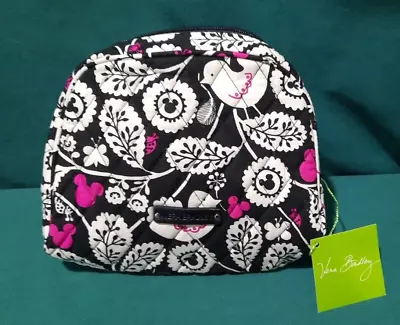 Vera Bradley Disney Parks Retired Zip Mickey Head Quilted Cosmetic Bag NWT • $29.99