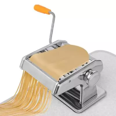 Stainless Steel Fresh Pasta Maker Roller Machine For Fettuccine Spaghetti Noodle • $26.99