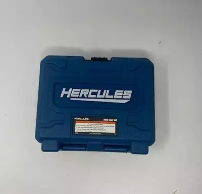 Hercules 9pc. Bi-Metal Hole Saw Set With Slotted Sides & Case! • $45