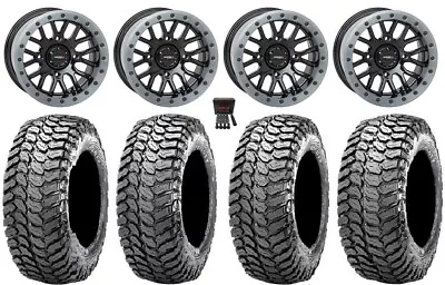 System 3 SB-9 Bdlk 15  Wheels Gloss Bk 32  Liberty Tires Can-Am Commander Mav • $2004.20