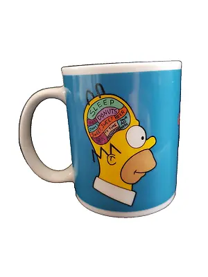 The Simpsons Homer Genius At Work Ceramic Mug Matt Groening Character UK 2006 • £9.95