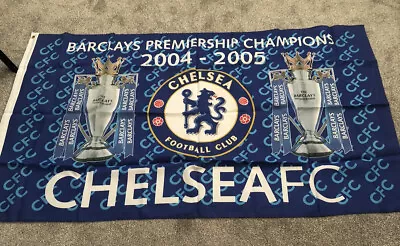 Chelsea Football Club 2004-2005 Flag Banner Official CFC 4’x 2’ • £14.99