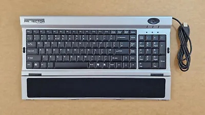 Vintage Accuratus Protector Ergonomic USB Keyboard With Foldable Wrist Rest • £24.34