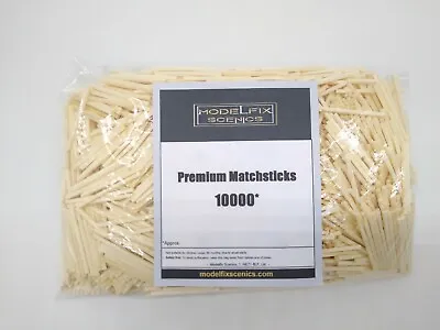 Modelfix Scenics 10000 Wooden Matchsticks -  Headless Match Sticks Model Making • £14.89