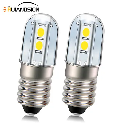 White/Warm White E10 3030 LED Home Appliance Screw Light Bulb Lamp 24V/120V/220V • $5.17