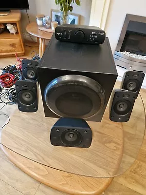 Logitech Z906 THX 5.1 Surround Sound Speakers - Black - Great Condition  • £190