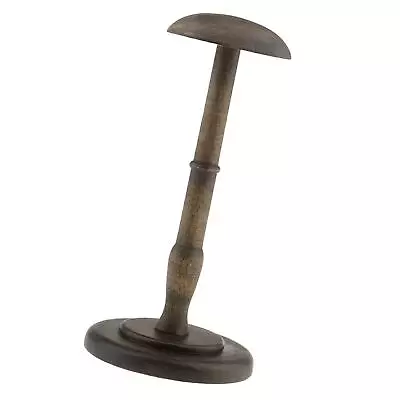 Vintage Style Wooden Wood Wig Hat Cap Helmet Rack Holder Display Stand • $53.14