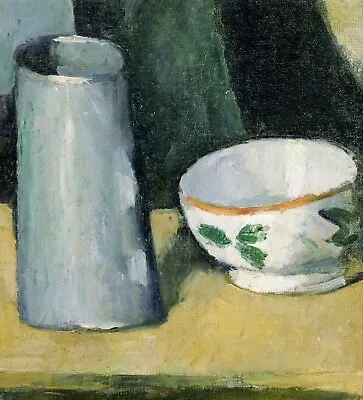 Bowl And Milk-Jug By Paul Cezanne Giclee Repro On Canvas • $59.95