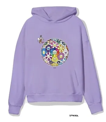 Pangaia X Takashi Murakami Flowerball Hoodie Orchid Purple Large • £80