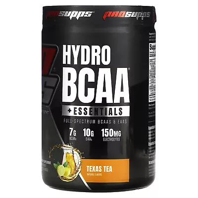 Hydro BCAA +Essentials Texas Tea 14.18 Oz (402 G) • $32.07