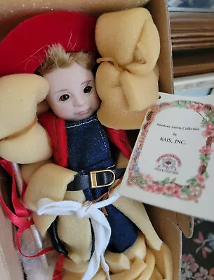 Kais American Artists Collection Porcelain Doll 9  RAYMOND NIB • $25