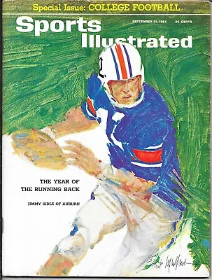 1st AUBURN TIGER Sports Illustrated 1964 SI Cover Jinx Hits JIMMY SIDLE NO LABEL • $49.93
