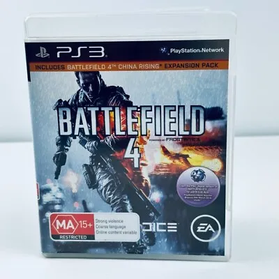 PS3 Game  BATTLEFIELD 4 Sony Playstation 3 Complete W Manual  PS3 Shooter Action • $8.95