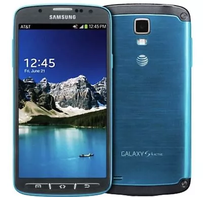 Samsung Galaxy S4 Active SGH-I537 AT&T Only 16GB Blue Good • $45