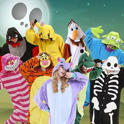 Unisex Adult Animal Onesie21 Cosplay Halloween Costumes Kigurumi Fancy Dress UK • £29.99