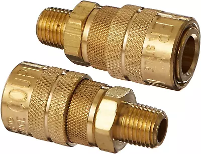 (S-716) 1/4  Male NPT M Style (Industrial) Air Fitting Quick Connect Coupler (Pa • $8.24