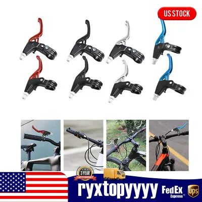 1Pair Aluminum Bicycle BMX Brake Handle MTB Mountain Bike Cycling Brake Levers • $6.70