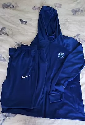 Nike Dri Fit Jogging Suit Blue Large Mens  • £30