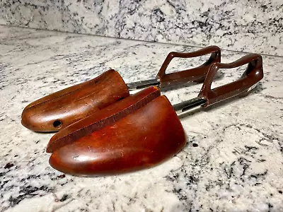 SHOE KEEPERS Vintage Rochester Shoe Trees Co. New York Travel Tree #4 Pair • $16