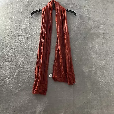 Jones New York Scarf Womans One Size Solid Red Viscose Lightweight • $4.92