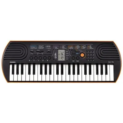 $56 • Buy NEW Casio SA-76 Mini 44-Key Portable Mini Keyboard