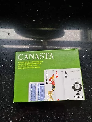 Canasta Card Game By Piatnik. Used Once. • £3