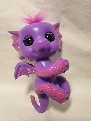 $39.99 • Buy WowWee Fingerlings Kaylin Baby Dragon Glitter Toy Working! Sounds Talks Loose