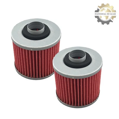 $9.30 • Buy 2-Pack Oil Filter For Yamaha XVS1100 V-Star 1100 Custom 2000-2009 